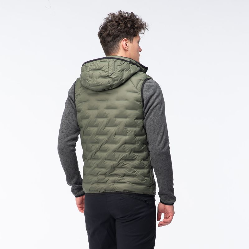 Elbrus quilted vest Huel Vest Primaloft zöld vests