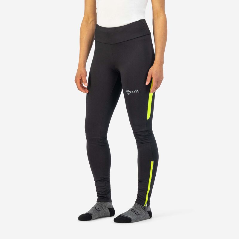 Rogelli women's trousers CORE black-fluorescent fekete nadrág