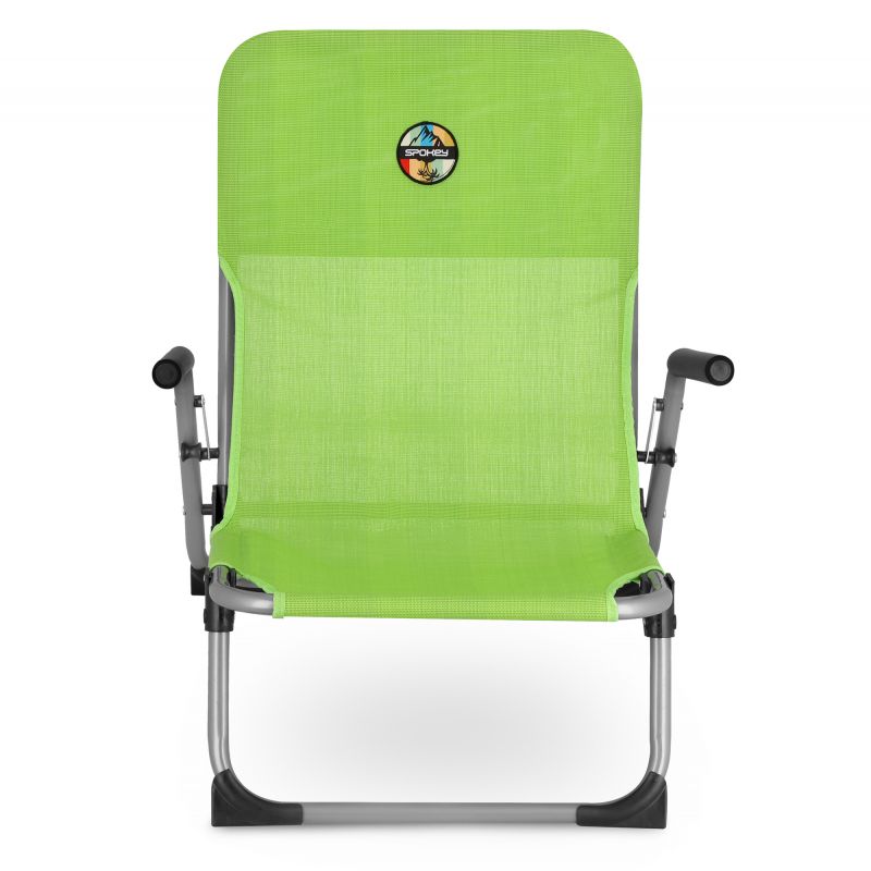 Green tourist chair Spokey BAHAMA zöld kemping felszerelés