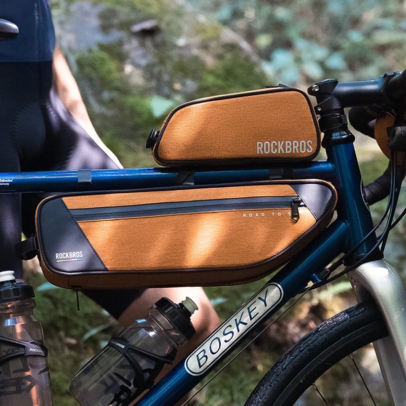 Rockbros TL004 ROAD TO SKY 0.7 l waterproof frame - orange pomarańczowy táska