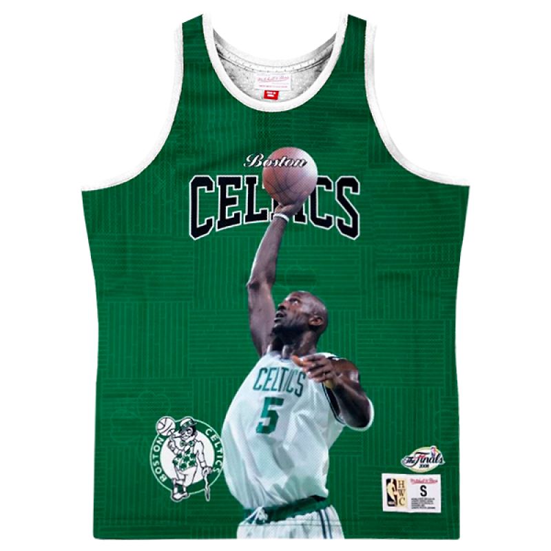 Mitchell & Ness NBA Boston Celtics Kevin Garnett Tank Top Green - MSTKSC19048 4xl atléta