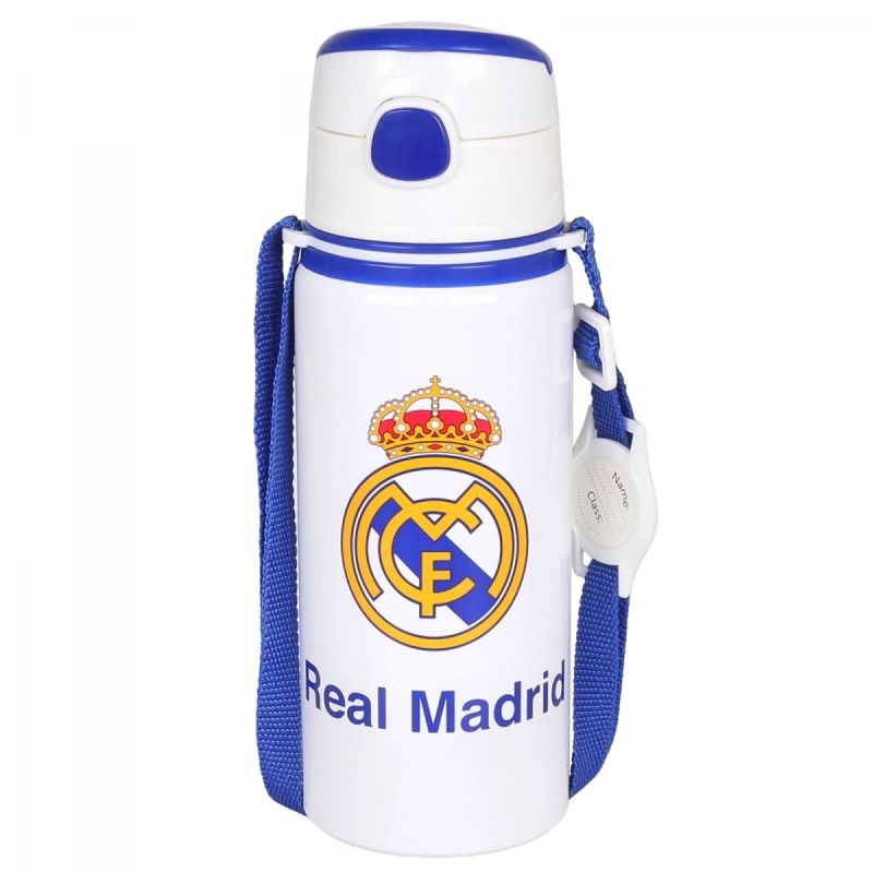 Real Madrid Aluminum Bottle with Mouthpiece and Strap 600 ml RM00005 wielokolorowy kulacs