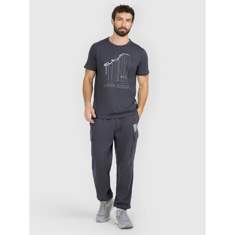 Men's regular printed T-shirt 4F 4FRAW25TTSHM3845-22S póló