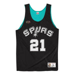 Men's Mitchell & Ness Reversible Tank Top San Antonio Spurs Tim Duncan atléta