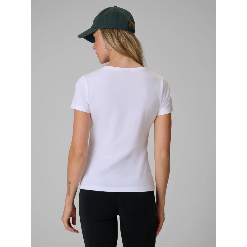 4F Women's slim plain T-shirt női póló 4FRMM00TTSHF3619-10S