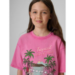 4F Girls' cotton T-shirt 158/164 ruházat 4FJRSS26TTSHF3981-54S