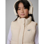 Girls' vest with synthetic filling 4F 4FJWSS26TVJAF312-12S mellény