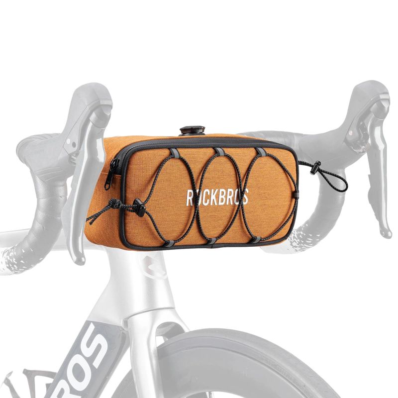 Rockbros TL001 ROAD TO SKY 1.9L Handlebar Waterproof - Orange pomarańczowy sporttáska 5907769384219-211526