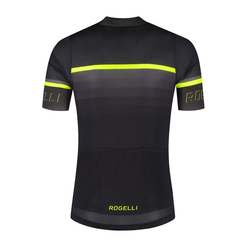 Rogelli HERO II T-shirt Black-Fluorescent 3XL fekete póló