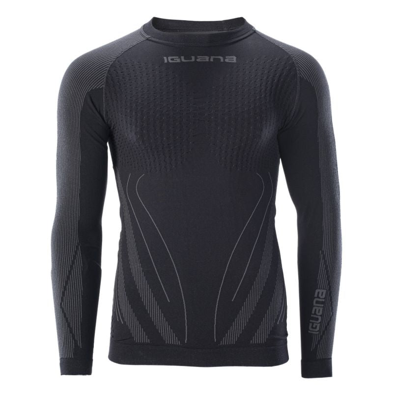 Iguana Gambit Top Thermoactive Sweatshirt fekete termoaktív ruha 92800556691