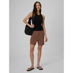 Women's slim ribbed knit top 4F