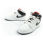 Nike Air Jordan 1 women's high-top sports fashionable sneakers white fekete cipő