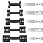 HMS HL02 ADJUSTABLE DUMBS 2 x 5 KG fekete póló 17-47-400