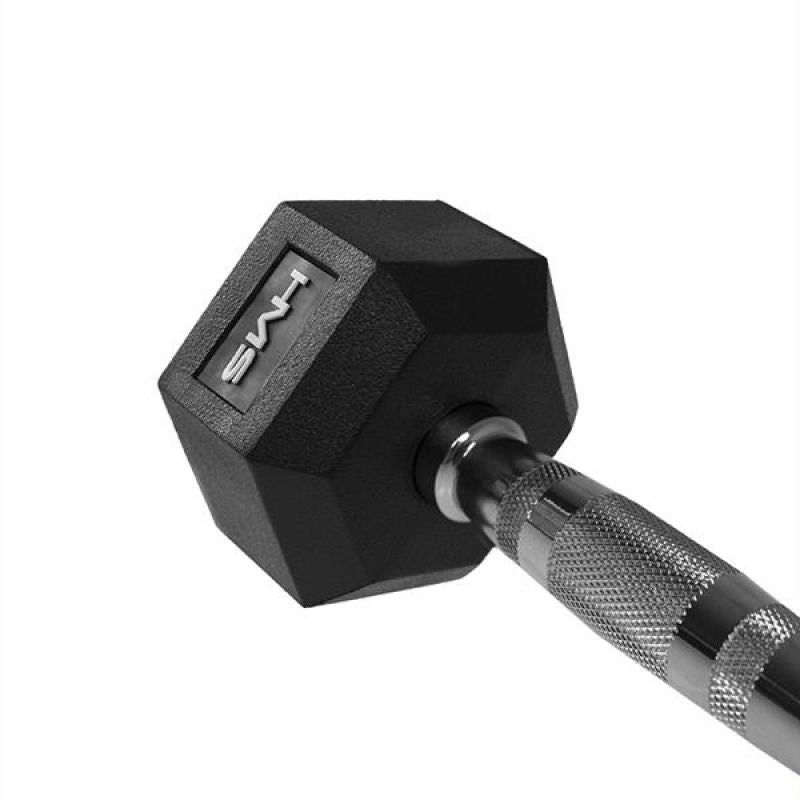 HMS HEX PRO dumbbell 12 kg szürke edzőfelszerelés 17-66-115