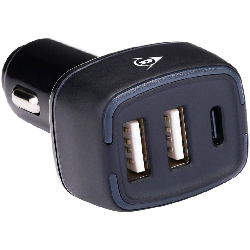 Dunlop MULTI CAR CHARGER 2x USB A + USB C kiegészítő GSP-242194