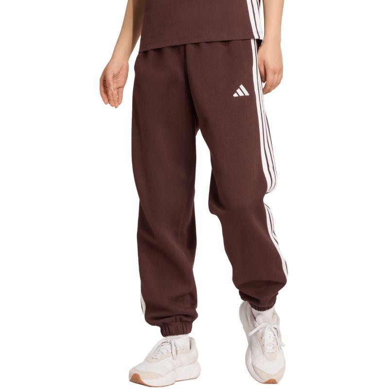 adidas Essentials 3-Stripes Fleece Loose-Fit Pants W JY3069 Nadrág