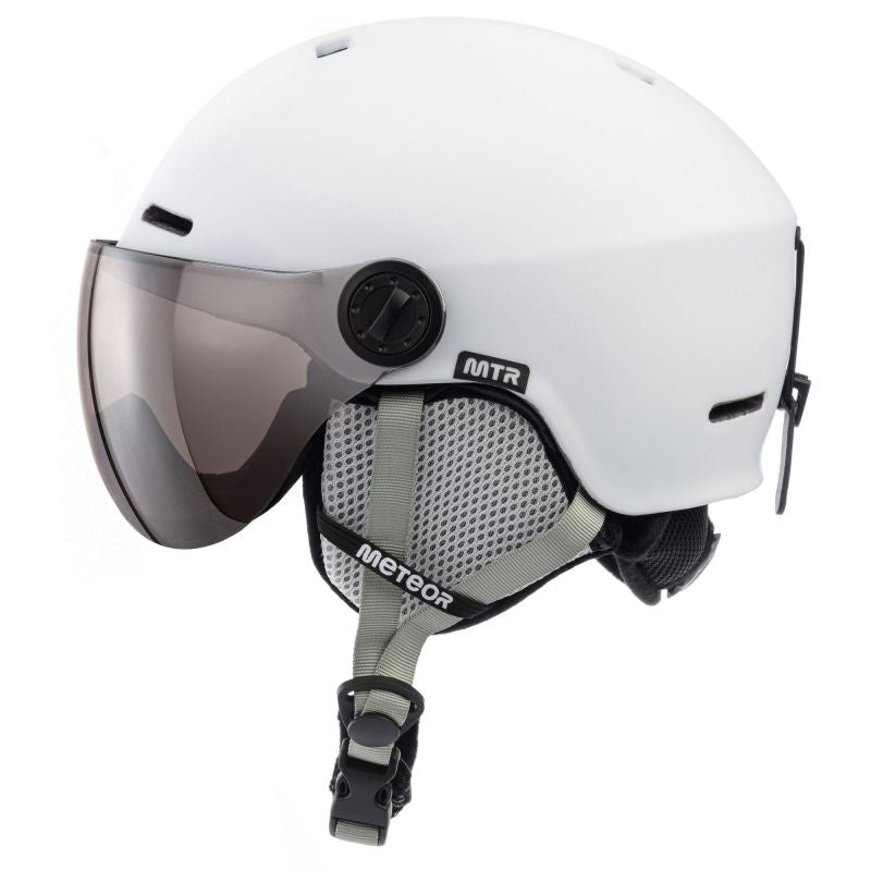 Meteor Falven S ski helmet 53-55 cm white uniw helmets