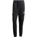 adidas Men's Essentials Feelcozy Fleece Cargo Pants Black JE3820 Ruházat