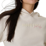 4F Women's sweatshirt F2175 cream 12S bézs póló 4FWSS26TSWSF217512S