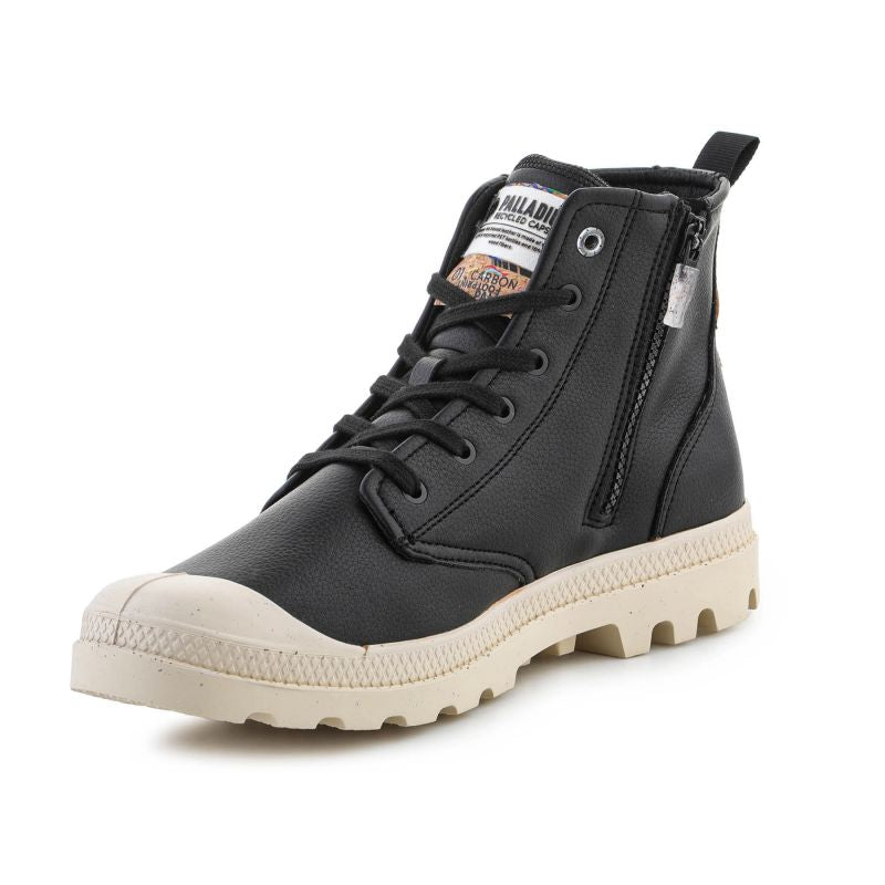 Palladium Pampa Hi Re-Vegan Leather U shoes 74378-008-M Black Cipő