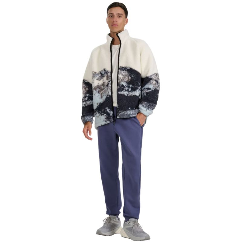 4f Fleece sweatshirt U351 multicolor allover 4FWAW25TFLEU351 90A Ruházat