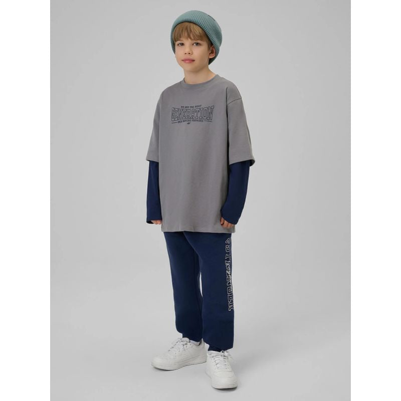 Boy's longsleeve loose with print 4F