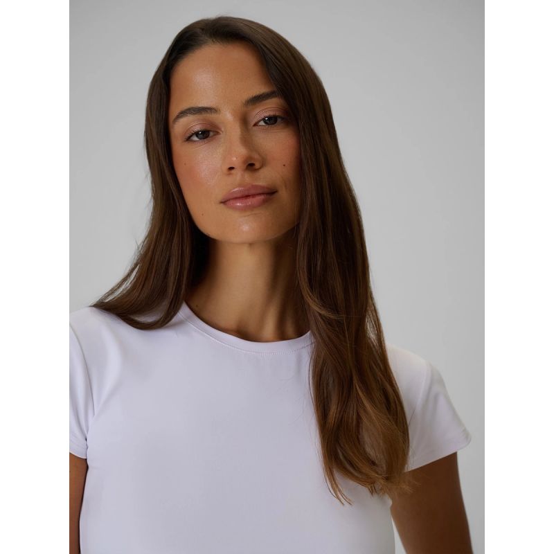 4F Women's slim plain T-shirt ruházat