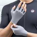 Rockbros Breathable Short Finger Cycling Gloves, Size: XXL - Gray szary \ xxl kesztyű