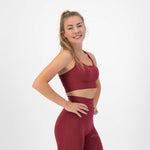 Rogelli TRINITY sports bra bordó sports bras