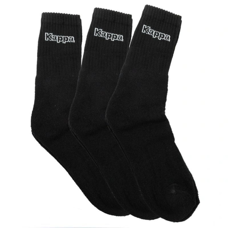 Kappa black long socks fekete zokni 34113IW901
