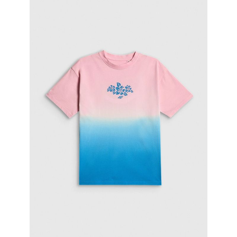 4F Girls' loose T-shirt with print 158/164 ruházat 4FJRSS26TTSHF4186-91A