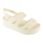 Crocs Brooklyn Knot Low Wedge Sandal Beige 36/37 papucs 212864-105