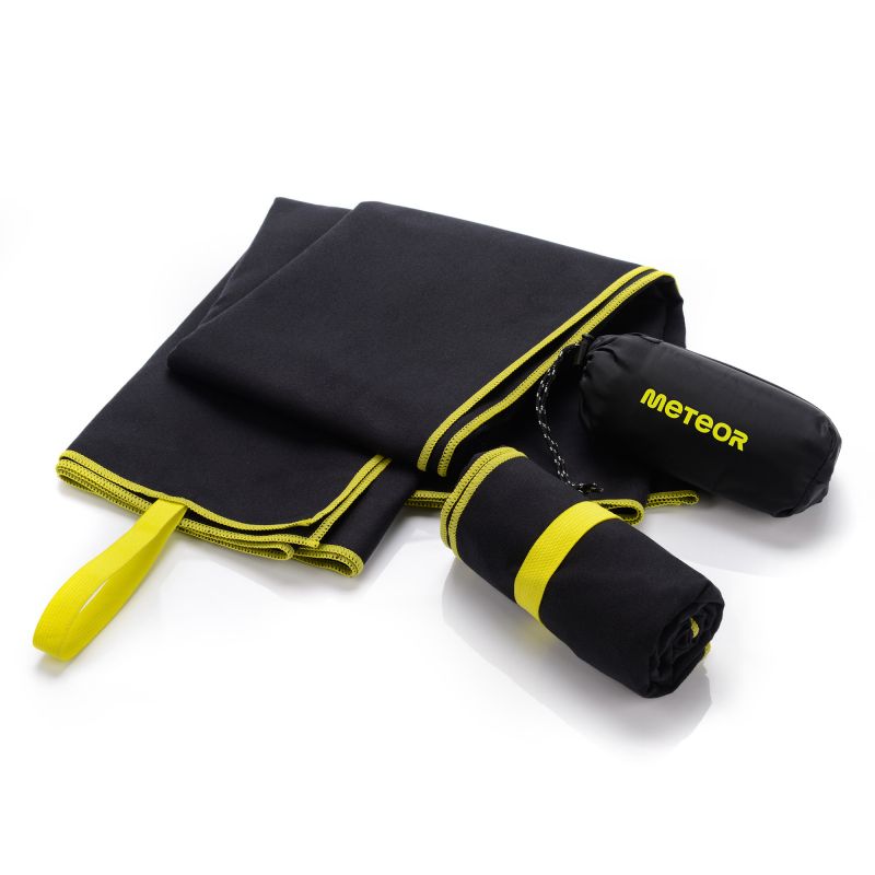 Meteor XL towel 110 x 175 cm black uniw towels