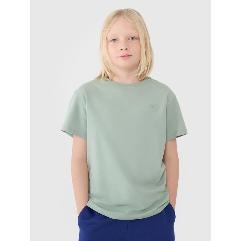 4f Boy's oversize plain T-shirt 4FJWSS25TTSHM2324-41S General