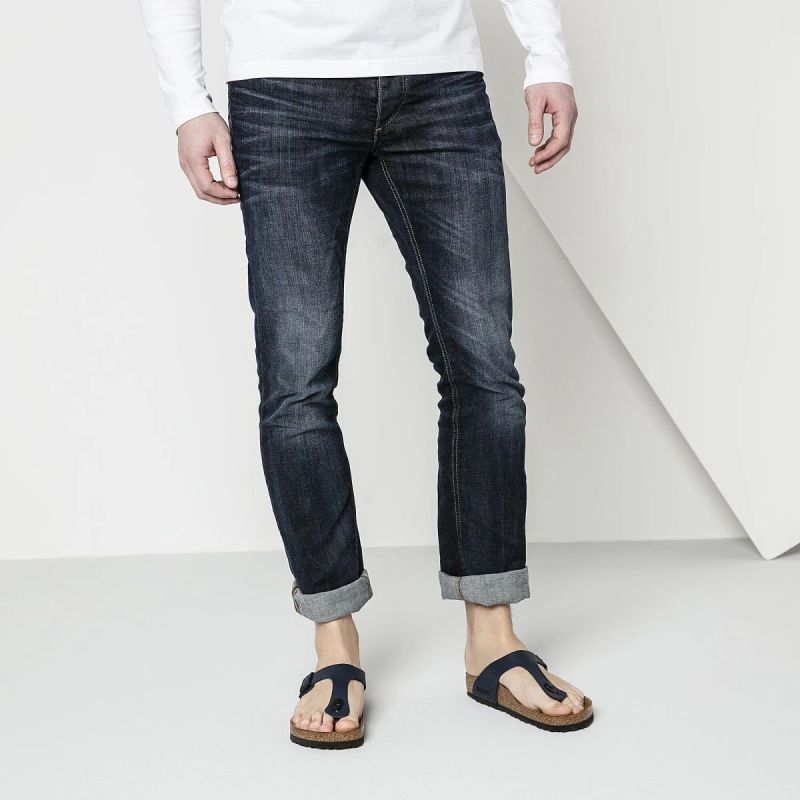Birkenstock women's flip-flops GIZEH BS 0143623 (narrow width) kék utcai cipő