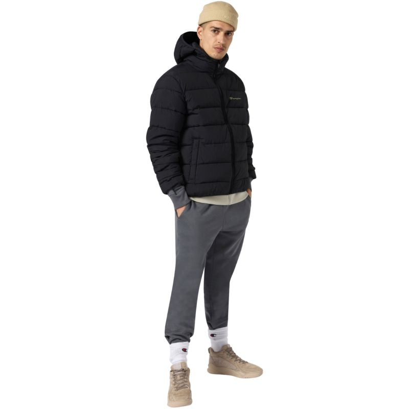 Men's Champion Hooded Jacket Black 221548 KK001