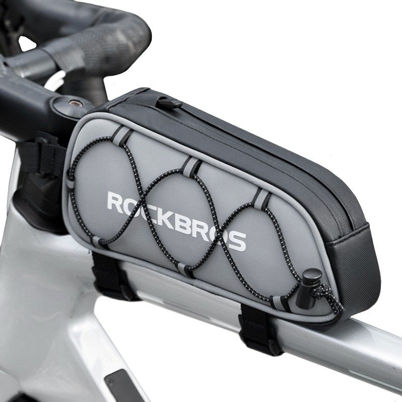 Rockbros bicycle frame bag gray 0.9l