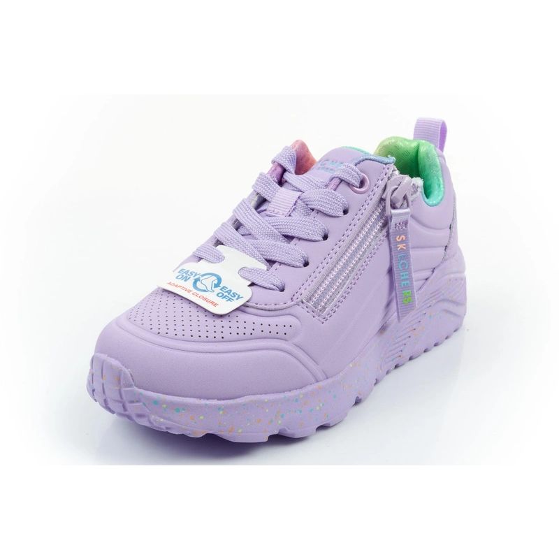 Skechers Uno Lite children's sports sneakers purple comfortable lila utcai cipő