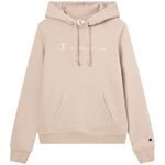 Champion Women's Hooded Sweatshirt Beige 118379 MS099 bézs kapucnis pulóver