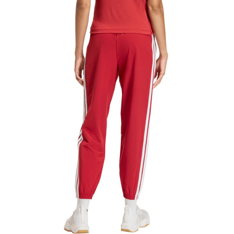 adidas Train Essentials 3-Stripes Woven Women's Pants Red