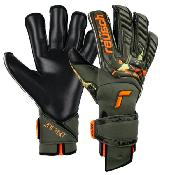 Reusch Attrakt Duo Evolution Adaptive Flex M 53 70 055 5555 goalkeeper gloves Kesztyű