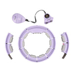 HMS Hula Hop HHM13 with magnets, weights and counter purple lila edzéssegítő 17-44-576
