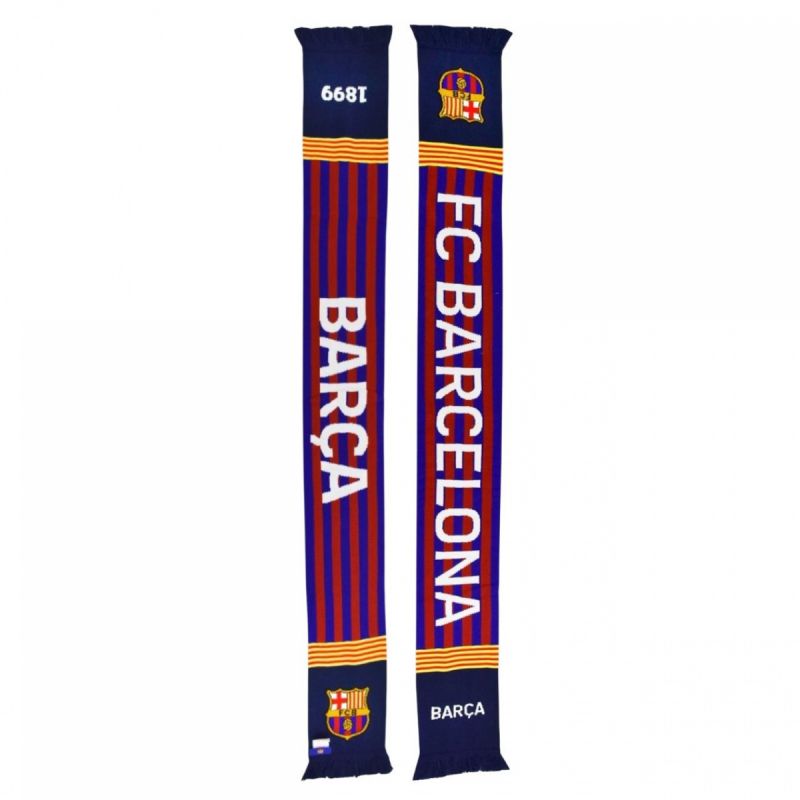 FC Barcelona Double Knitted Scarf N24 5004BUD17 wielokolorowy sál