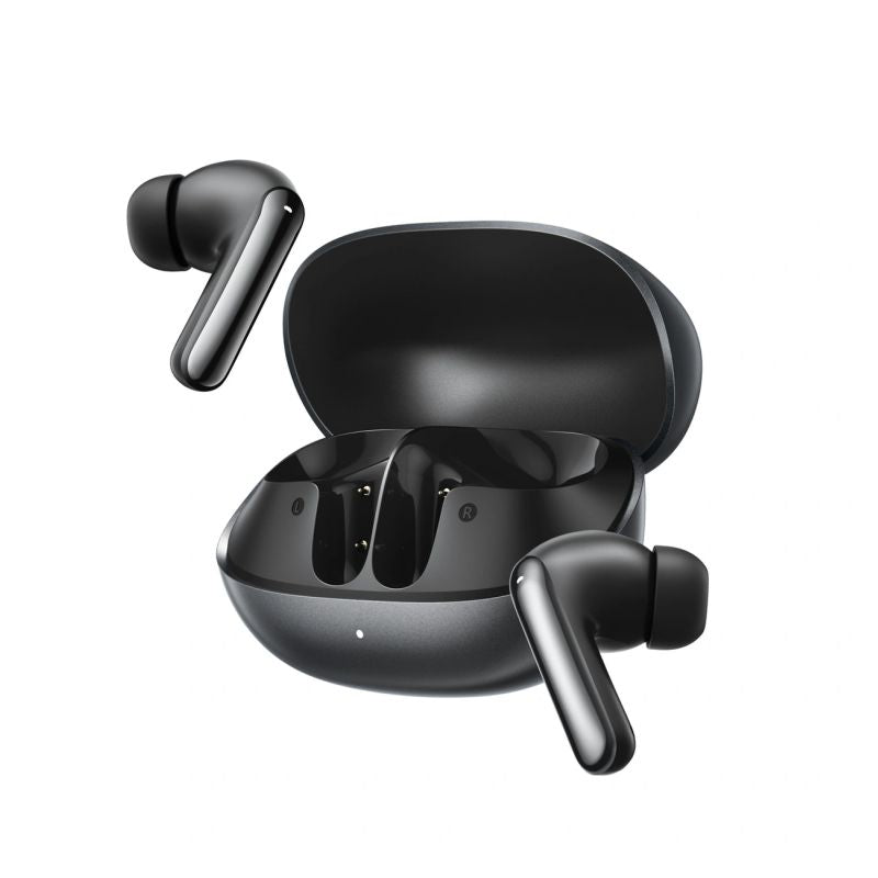 head QCY MeloBuds N20 Wireless In-Ear Noise Cancelling ANC Headphones - Black czarny headsets