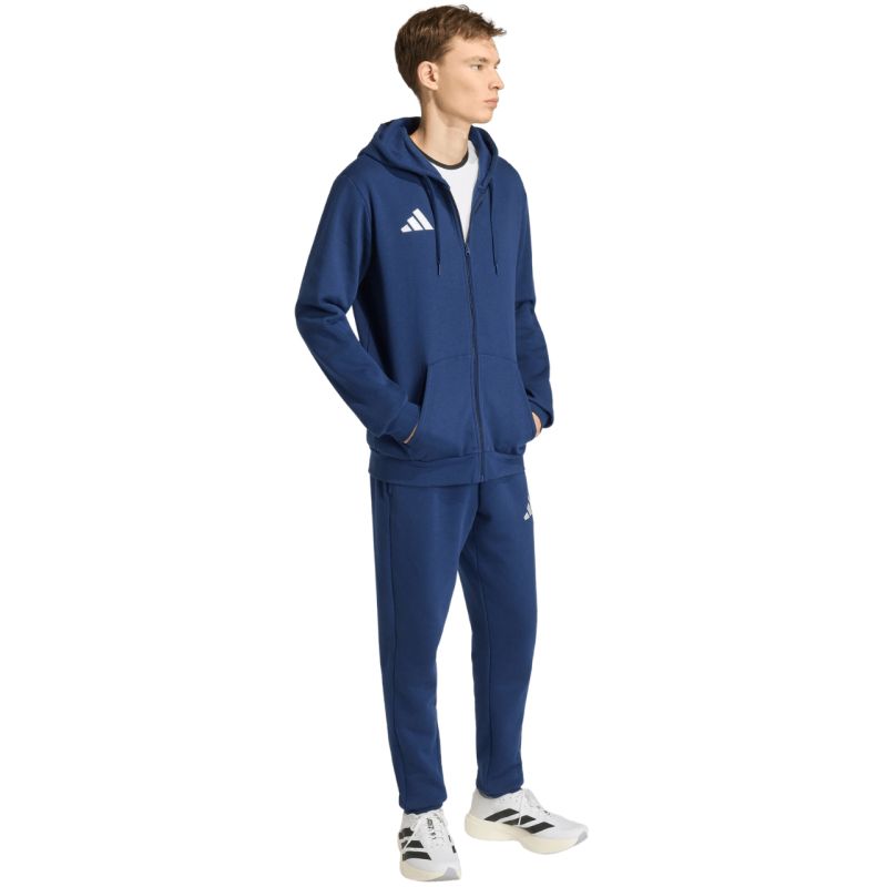 Men's adidas Entrada 26 FZ Hoody navy blue KF5946 sötétkék kapucnis pulóver