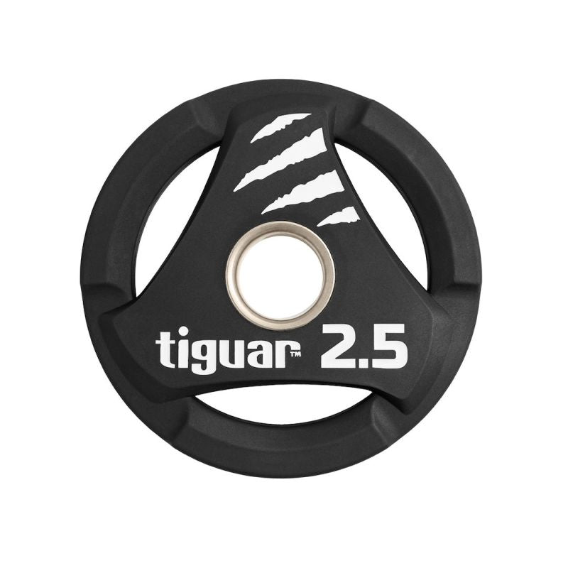Tiguar PU Olympic plate 2.5 kg fekete kiegészítő TI-WTPU00250