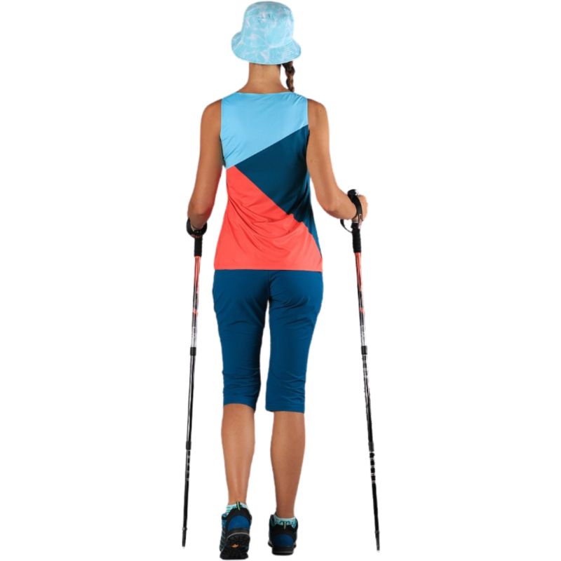 CMP Bern Trekking Poles Black and Orange C905