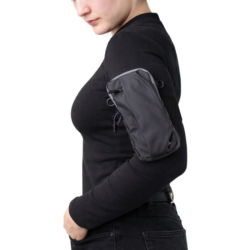 Wozinsky WSDB-B armband phone bag for running - black fekete karszalag 304004-197654