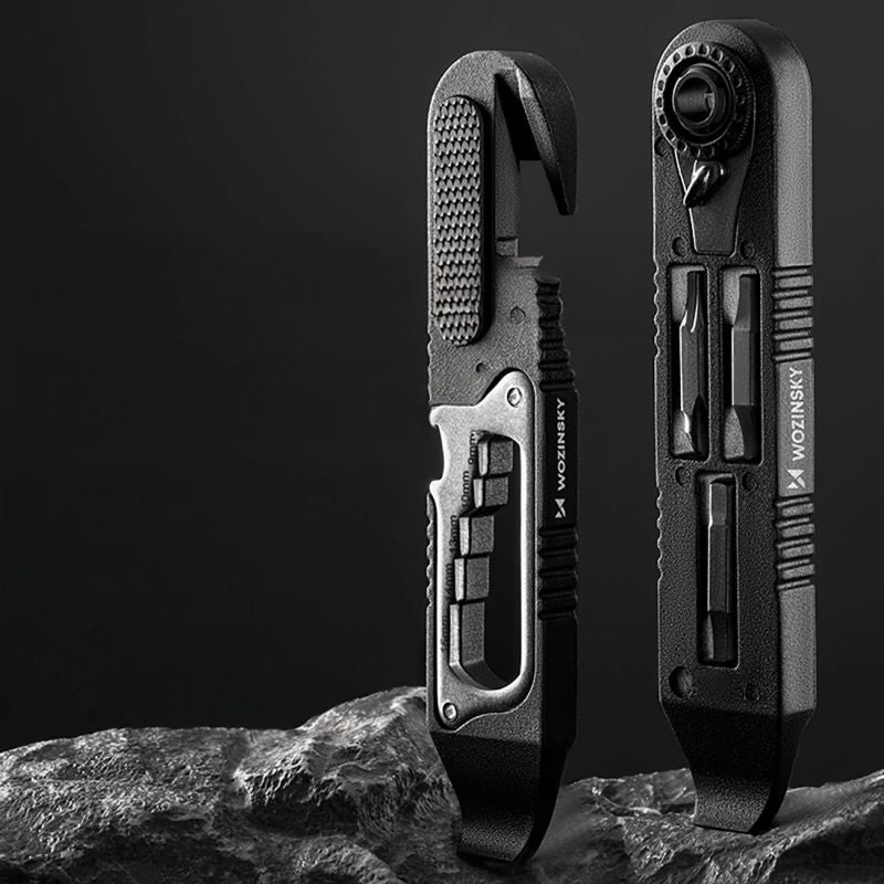 Wozinsky WZK-L2 14-in-1 Bicycle Tool Set, Multitool, Allen Keys, Tire Lever - Black fekete elektronika 304004-199012