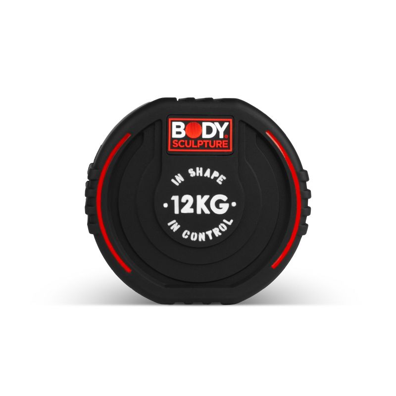 Body Sculpture TPU dumbbell BW 133 12 KG fekete edzőfelszerelés BW13312KG